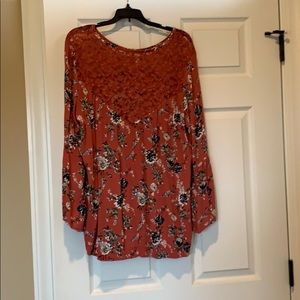 Long sleeve blouse